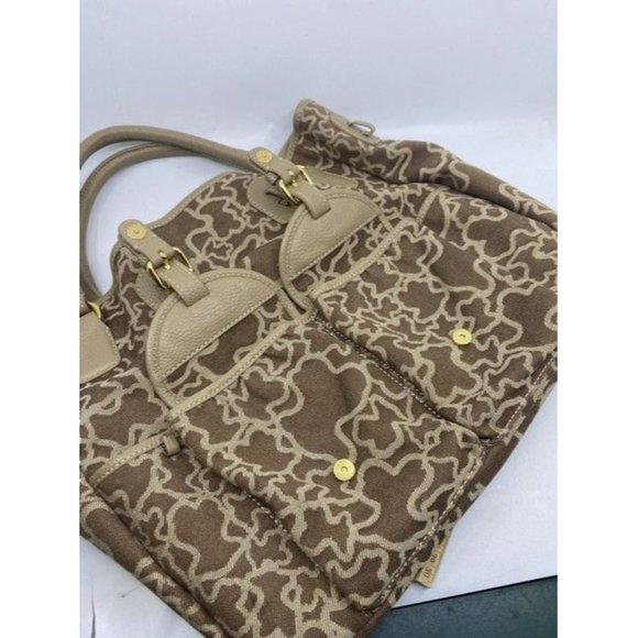 Tous Euc Beige Faux Fur Shoulder Bag - Picture 10 of 10